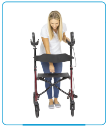 Folding Vive Walker with Seat
